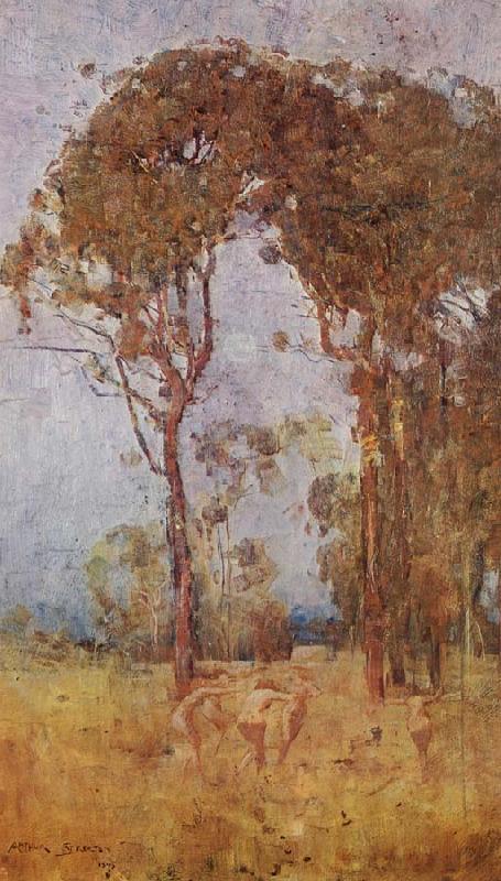 Arthur streeton A busb idyll